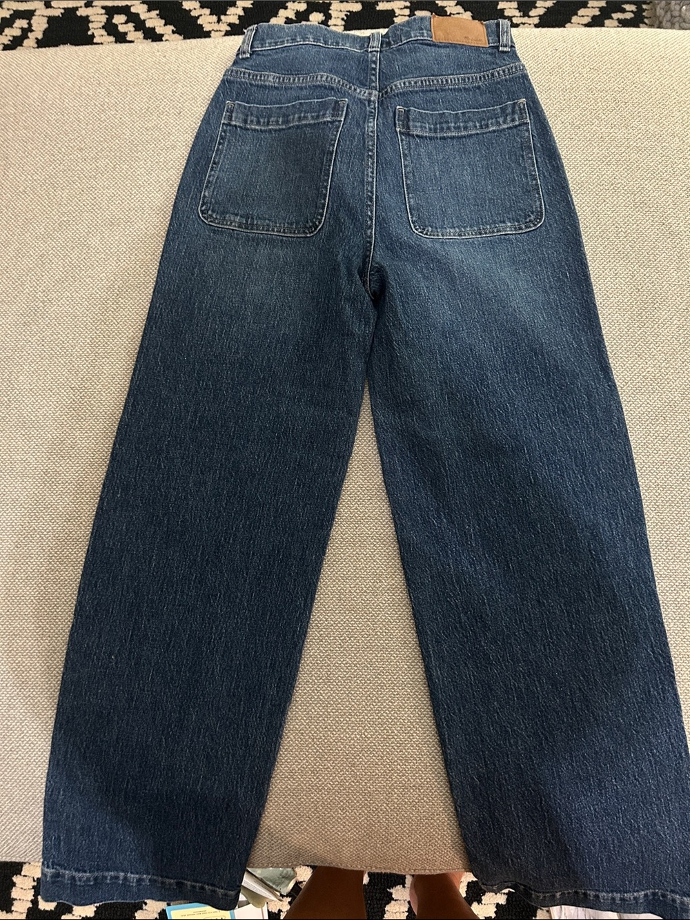 Madewell Perfect Vintage Wide-Leg Jeans with Front Patch Pockets - Picture 4 of 4